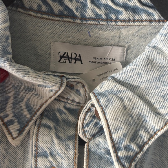 Zara Light Blue luxurious Denim Dress NWT - Picture 6 of 8